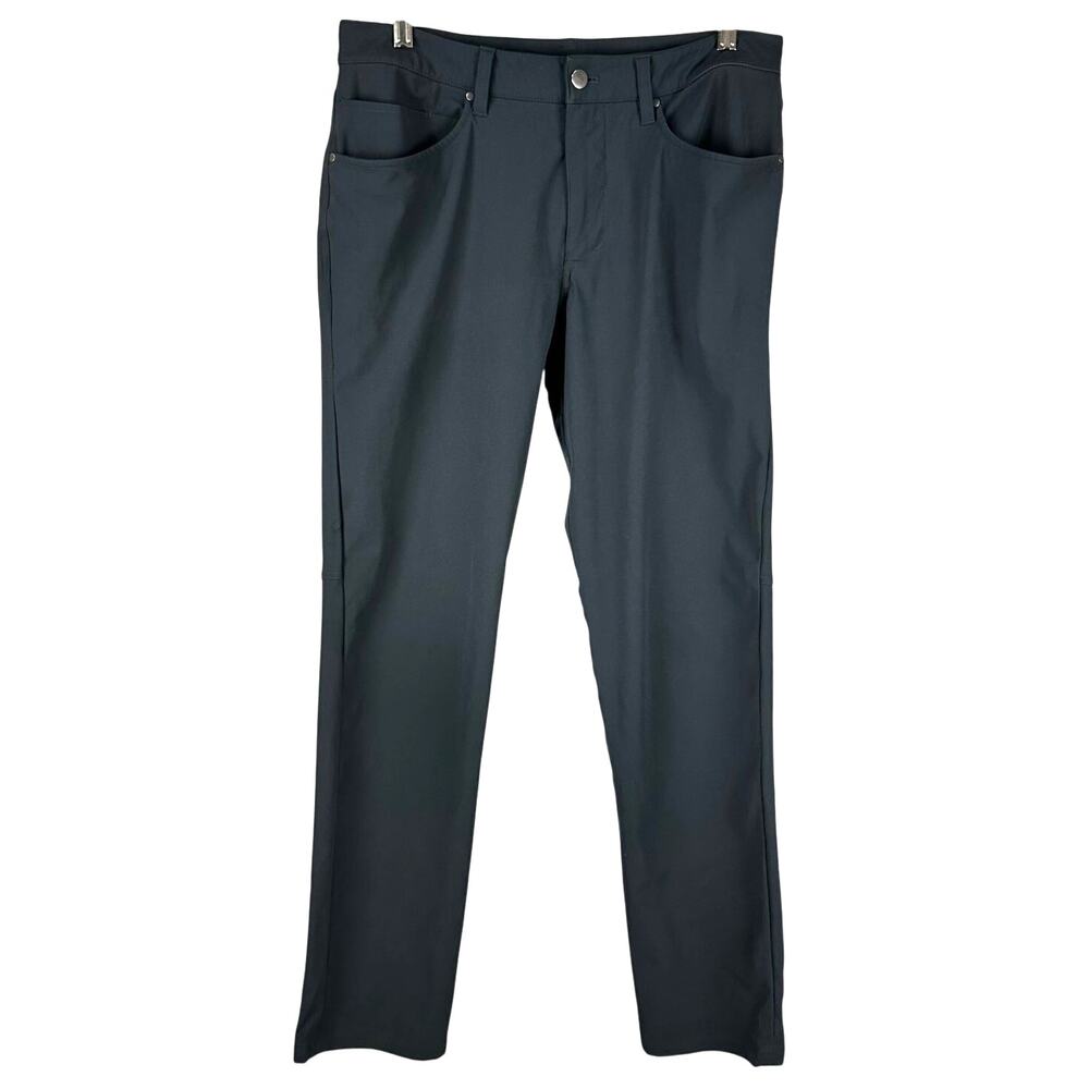 Lululemon ABC Pant Classic Warpstreme Charcoal Men's Size 32 x 31 EUC